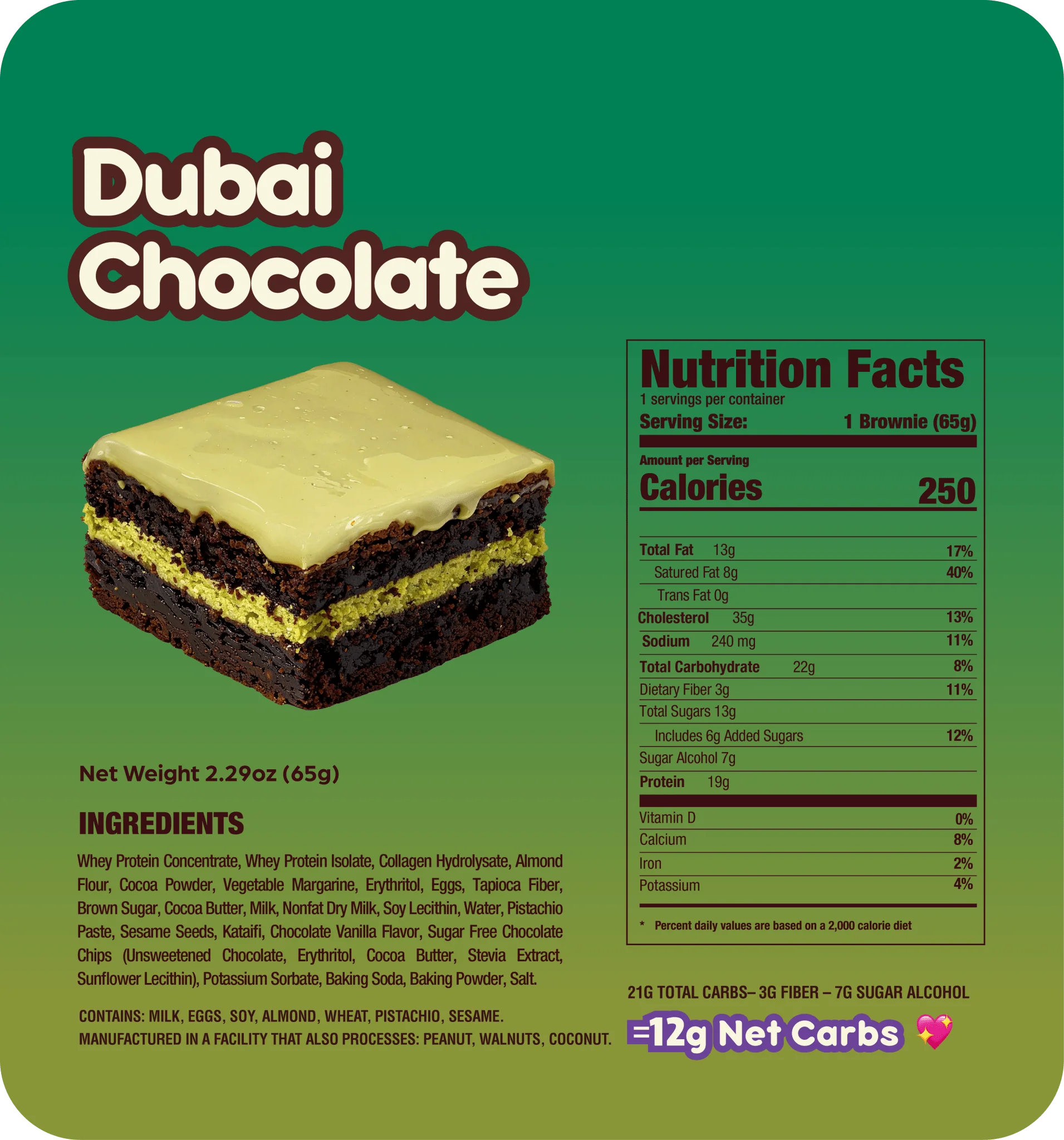 Dubai Chocolate Brownie - Image 5