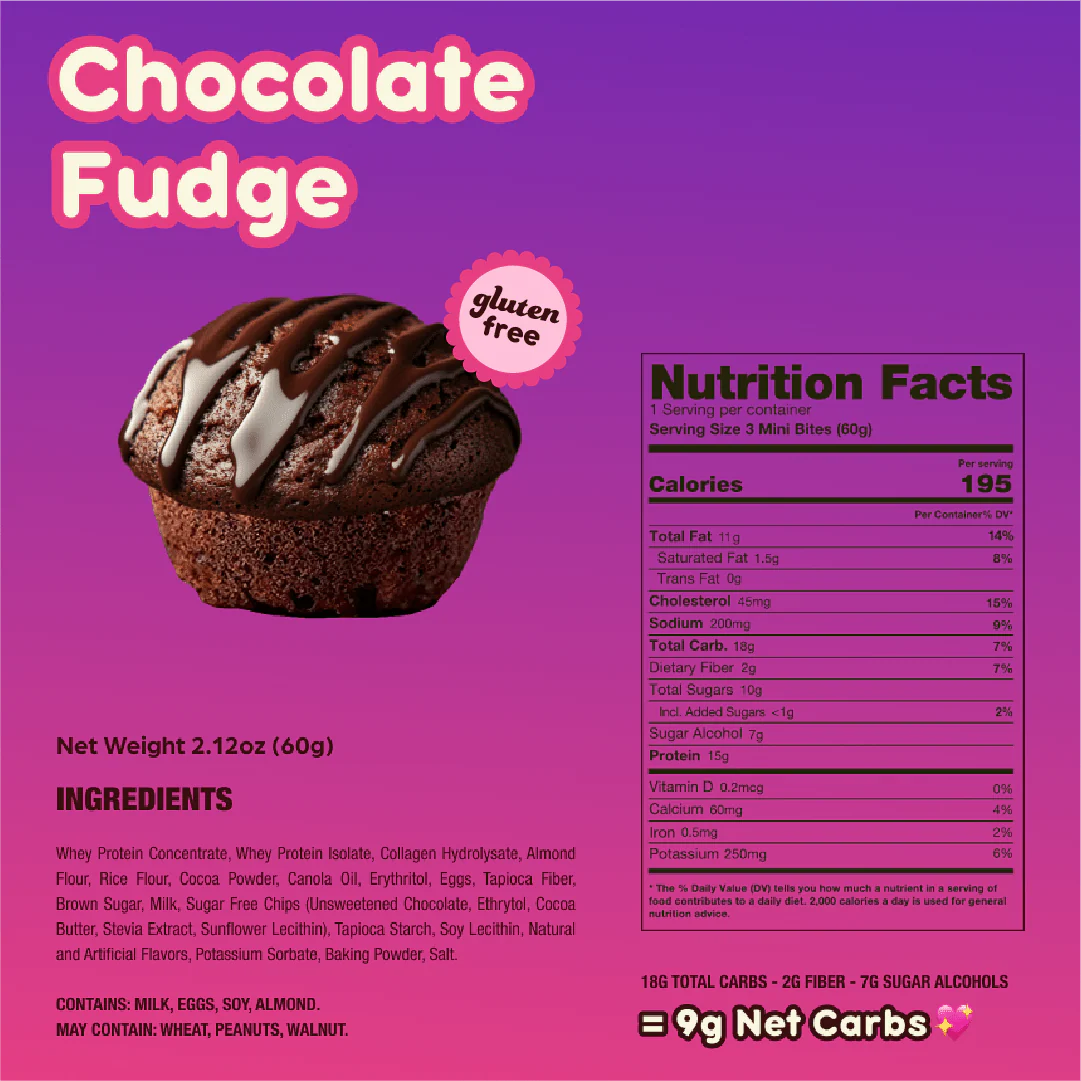 Chocolate Fudge Mini Muffins - Image 4